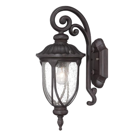 Estallar 16.5 x 6.75 x 9 in. Laurens 1-Light Black Coral Wall Light ES3102522